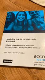 Inleiding tot de intellectuele rechten, Boeken, Ophalen of Verzenden, Zo goed als nieuw