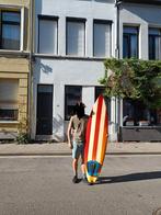 Prachtig vintage surfboard met hoes, Ophalen, Zo goed als nieuw