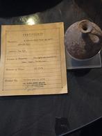 cruche ancienne +- 2200 avant JC trouvée à Bethléem, Enlèvement ou Envoi