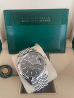 Rolex Datejust 41 Rhodium NEW 23 ongedragen, Handtassen en Accessoires, Horloges | Heren, Nieuw, Staal, Ophalen of Verzenden, Staal