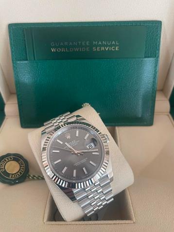 Rolex Datejust 41 Rhodium NEW 23 ongedragen