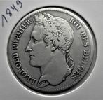 Belgique 5 francs 1849, Postzegels en Munten, Zilver, België, Verzenden