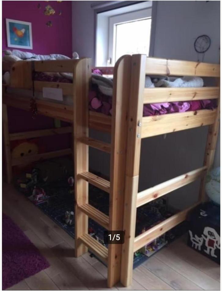 lit enfant, Kinderen en Baby's, Kinderkamer | Bedden, Gebruikt, Matras, Ophalen