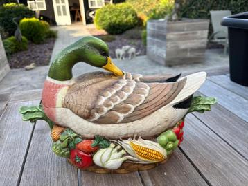 Eend terrine in porcelein, Franklin Mint beschikbaar voor biedingen