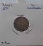 Frankrijk 50 centimes 1898 zilver, Postzegels en Munten, Ophalen of Verzenden