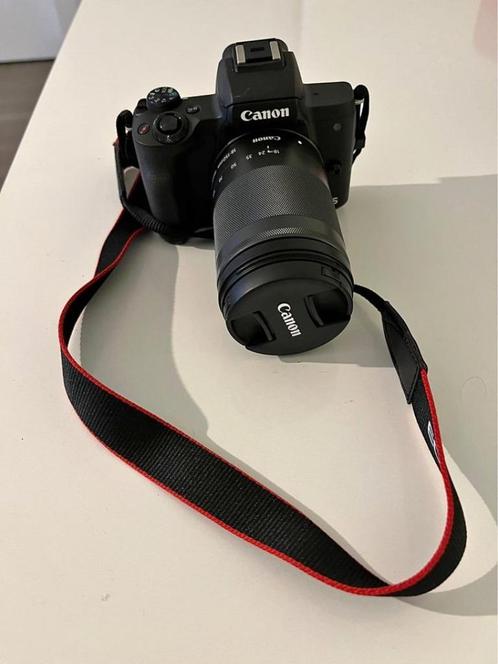 Canon EOS M50 Body Zwart + 18-150mm IS STM, TV, Hi-fi & Vidéo, Appareils photo numériques, Comme neuf, Canon, Enlèvement
