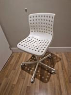 Volledige witte bureaustoel van Ikea., Huis en Inrichting, Ophalen, Zo goed als nieuw, Wit, Bureaustoel