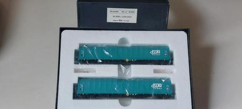 SNCB/NMBS B-MODELS SET VAN 2 AUTO'S VAN CARGO*HO*DC 45600, Hobby en Vrije tijd, Modeltreinen | H0, Nieuw, Wagon, Gelijkstroom