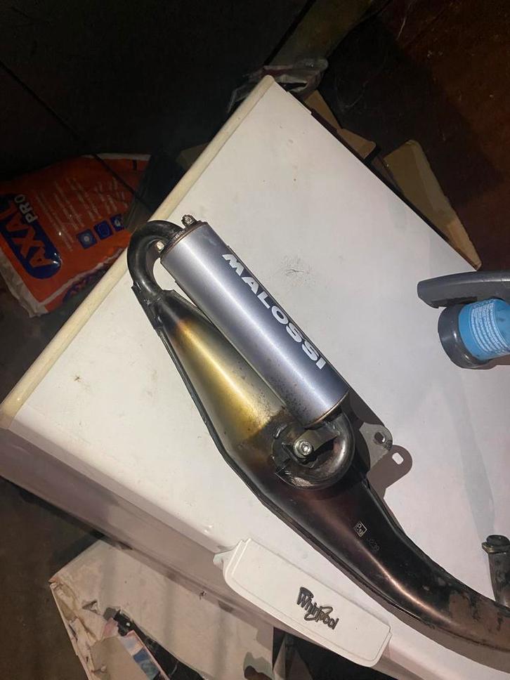 Malossi uitlaat piaggio, Fietsen en Brommers, Brommers | Tuning en Styling, Zo goed als nieuw, Ophalen of Verzenden