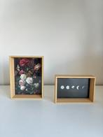Twee diepe houten fotolijstjes, Ophalen, Zo goed als nieuw