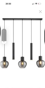 Hanglamp ligari 5 lights nieuw in verpakking, Huis en Inrichting, Ophalen, Zo goed als nieuw, Glas