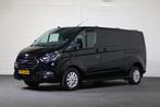 Ford Transit Custom 2.0 TDCI 170pk L2 H1 Limited Airco Navig, Auto's, Bestelwagens en Lichte vracht, Automaat, Zwart, Diesel, Parkeersensor