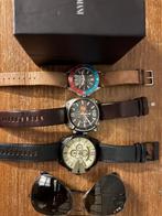 Horloges/2 van merk diesel en 1 van river woods, Ophalen, Zo goed als nieuw