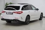 Mercedes-Benz C 300 e T AMG Night PANO *BRUIN LEDER* Distron, Auto's, Automaat, Achterwielaandrijving, Gebruikt, Euro 6