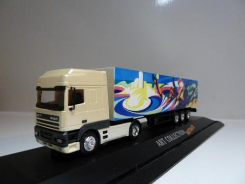 Herpa 1/87 DAF 95XF Art-Truck Australië PC-vitrinebox, Hobby & Loisirs créatifs, Voitures miniatures | 1:87, Comme neuf, Bus ou Camion
