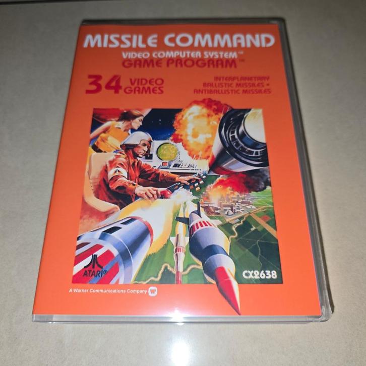 Missile Command Atari 2600 Game case, Consoles de jeu & Jeux vidéo, Jeux | Atari, Comme neuf, Envoi