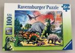 Le puzzle Ravensburger 100 fois XXL Les dinosaures est termi, Utilisé, Envoi