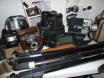 Voor een verzamellaar veel foto toestellen + veel acc., Enlèvement, Utilisé, Reflex miroir, Autres Marques