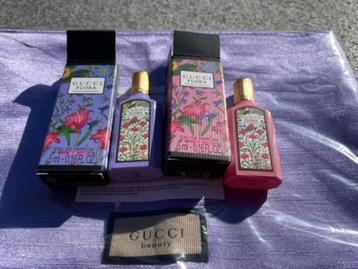 Gucci Flora edp 2 miniatures  beschikbaar voor biedingen