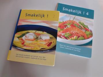 Kookboeken Smakelijk 2 en 4 van Colruyt 