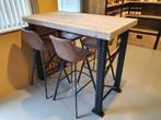 Unieke bartafel, statafel van steigerhout en staal elke maat, Ophalen, Nieuw
