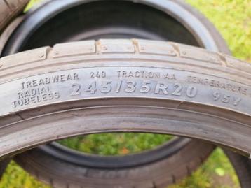 20 inch banden dunlop 4 x goede staat  beschikbaar voor biedingen