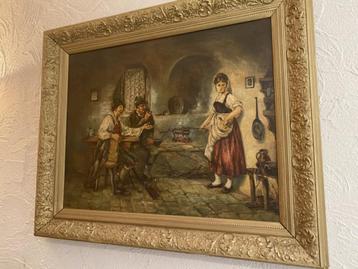 olieverf schilderij te koop in Ham in perfecte staat beschikbaar voor biedingen