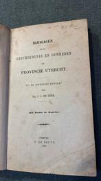 Bijdragen Geschiedenis en Oudheden Provincie Utrecht 1860, Antiek en Kunst, Ophalen of Verzenden