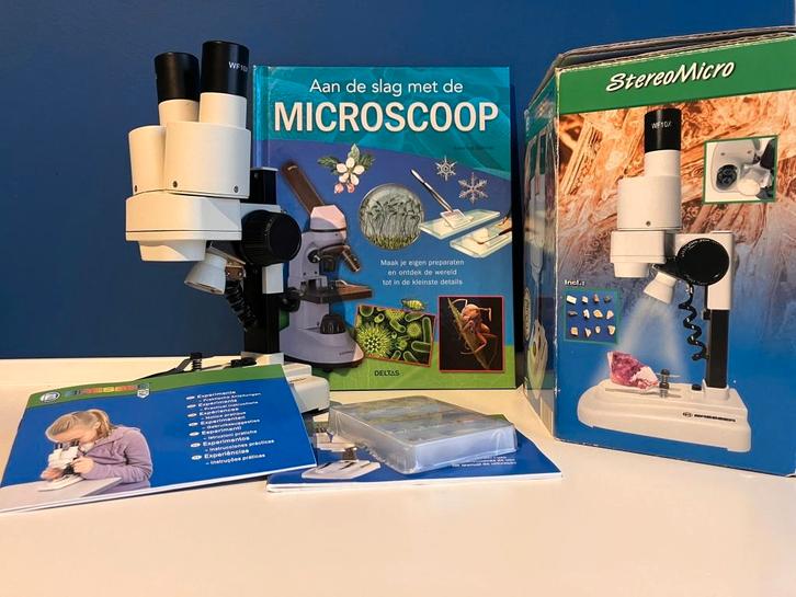 Bresser Junior Stereomicroscoop voor kinderen, TV, Hi-fi & Vidéo, Matériel d'optique | Microscopes, Comme neuf, Microscope Stéréo