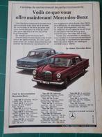 Mercedes-Benz - publicité papier - 1966, Verzamelen, Merken en Reclamevoorwerpen, Ophalen of Verzenden, Gebruikt, Overige typen