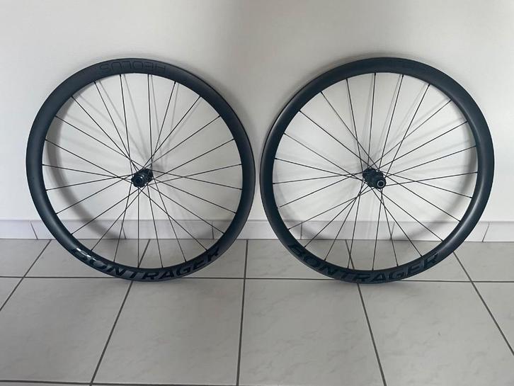!! Bontrager Aeolus Pro 37 TLR Disc Carbon Wielset !!, Fietsen en Brommers, Fietsonderdelen, Zo goed als nieuw, Racefiets, Wiel
