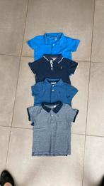 4 blauwe polo  -shirts - maat 104 cm, Ophalen, Gebruikt