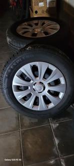 4 velgen van 5x112 plaatstaal, Auto-onderdelen, Ophalen, 17 inch, Winterbanden, Band(en)