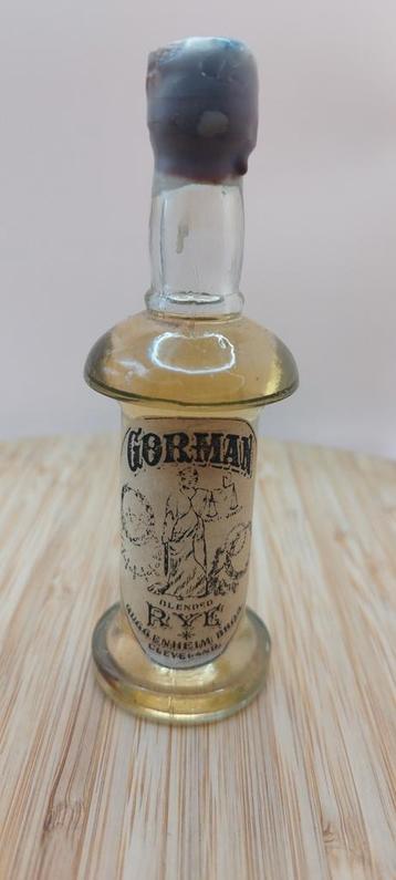Vintage Gorman Blended Rye Whiskey Miniatuurflesje – Guggenh beschikbaar voor biedingen