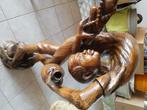 Houten beeld, Antiek en Kunst, Ophalen