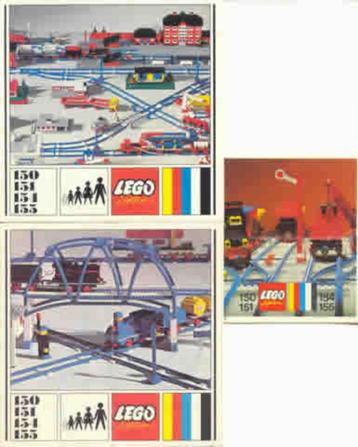 LEGO 4,5v trein 4.5 Train 10 wissels en 2 kruisingen 154 155 beschikbaar voor biedingen