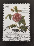 Belgie 1990 - flora - bloemen - rozen Redouté - Belle Rubané, Ophalen of Verzenden, Gestempeld, Overig