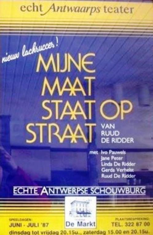 Mijne Maat Staat Op Straat (Echt Antw. Teater) * VHS-RIP *, Cd's en Dvd's, Dvd's | Komedie, Nieuw in verpakking, Ophalen of Verzenden