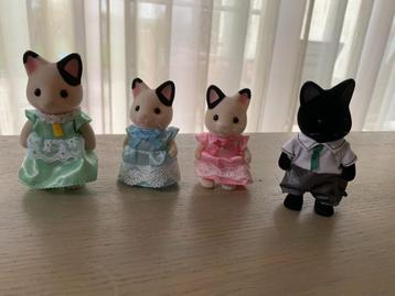 Sylvanian Families 5181 Familie Tuxedo Kat beschikbaar voor biedingen