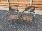 2 tuin bistrolstoelen, Tuin en Terras, Ophalen, Gebruikt