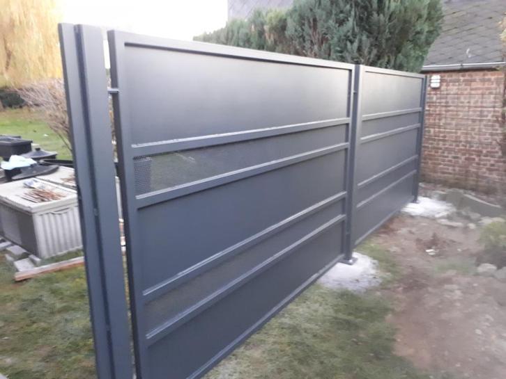 Portail, Tuin en Terras, Tuinpoorten, Nieuw, Draaipoort, Staal, 200 cm of meer, 200 cm of meer, Ophalen