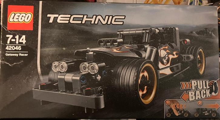 LEGO 42046 Ontsnappingsracer, Kinderen en Baby's, Speelgoed | Duplo en Lego, Zo goed als nieuw, Lego, Complete set, Ophalen of Verzenden