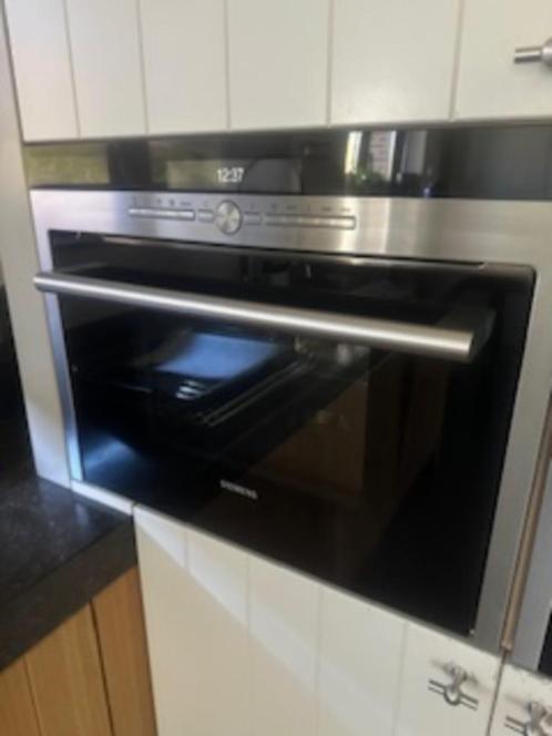 Siemens compacte combi-stoomoven (60 x 45 cm), Elektronische apparatuur, Ovens, Zo goed als nieuw, Inbouw, Oven, 45 tot 60 cm