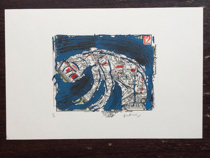 Alechinsky - 12ème arrondissement de Paris (85/99), Antiek en Kunst, Kunst | Litho's en Zeefdrukken, Ophalen