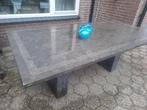 Te koop chinees hardsteen tuintafel 220 X 100, Ophalen, Zo goed als nieuw