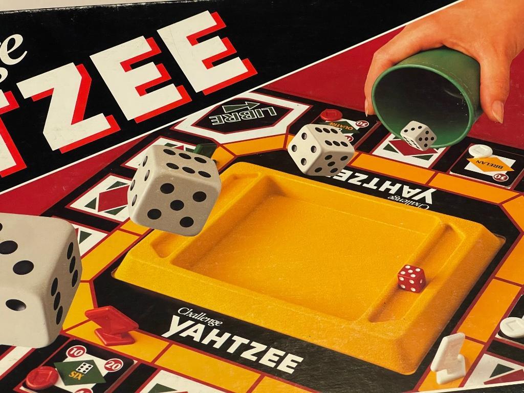 ② YAHTZEE Classique - MB - Jeux de société vintage - 1992 — Jeux de société