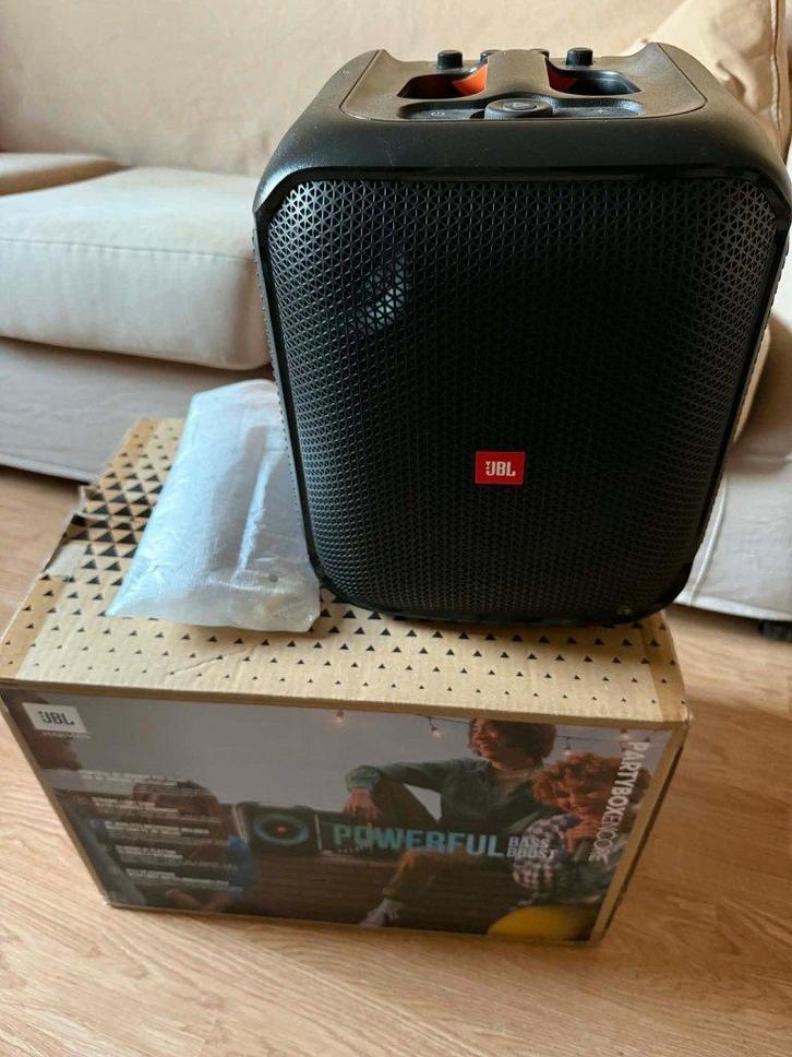 JBL - Partybox encore + micro, TV, Hi-fi & Vidéo, Enceintes, Comme neuf, Haut-parleur central, Moins de 60 watts, JBL, Enlèvement