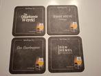 Omer bierviltjes cafés met 2 logo's op achterzijde, Verzamelen, Biermerken, Ophalen of Verzenden