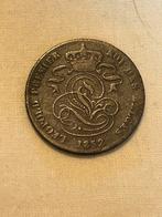 2 cents 1852 Leopold 1 pièce rare, Enlèvement ou Envoi, Monnaie en vrac