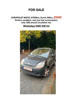 Matiz Chevrolet 0.8, Auto's, Voorwielaandrijving, Stof, Matiz, Zwart